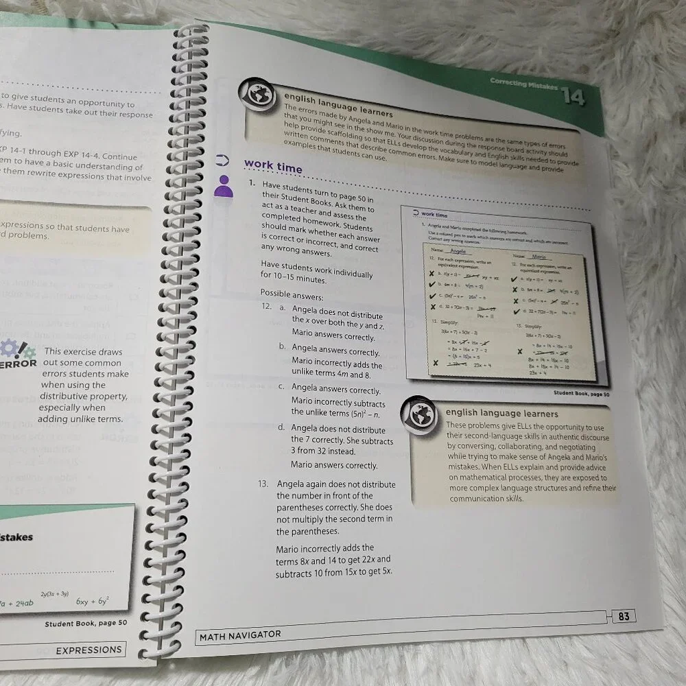 Pearson Math Navigator Expressions Bundle Set - Picture 3 of 8